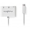 NEDIS USB-C ADAPTER USB C MALE - USB A FEMALE+USB C FEMALE+HDMI FEMALE - (CCGP64765WT02)
