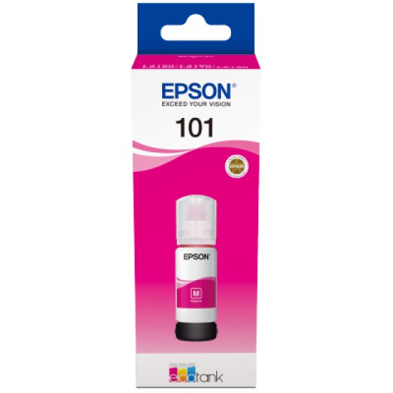EPSON 101 ECOTANK MAGENTA INK BOTTLE - (C13T03V34A)
