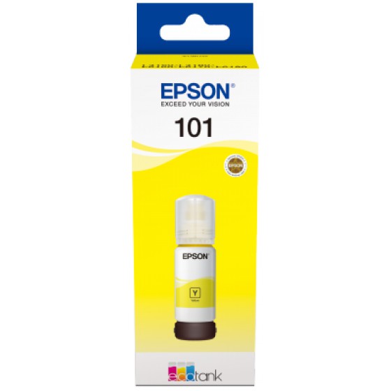 EPSON 101 ECOTANK YELLOW INK BOTTLE - (C13T03V44A)