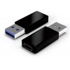POWERTECH ADAPTER USB 3.0(A) MALE �� USB TYPE-C FEMALE ����� - (CAB-UC023)