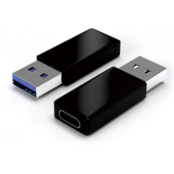 POWERTECH ADAPTER USB 3.0(A) MALE �� USB TYPE-C FEMALE ����� - (CAB-UC023)