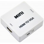 POWERTECH HD VIDEO CONVERTER ��� HDMI �� VGA & 3.5MM AUDIO FULL HD ����� - (CAB-H073)