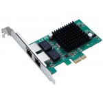 POWERTECH ����� ��������� PCI-E TO 2X LAN 10/100/1000 CHIP INTEL 82575 - (SLOT-022)