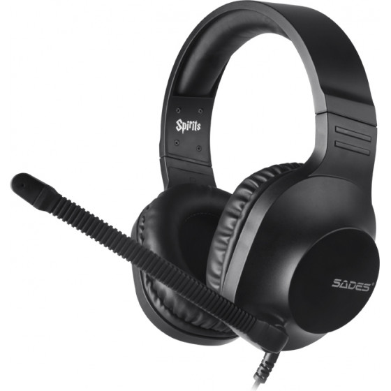 SADES GAMING HEADSET SPIRITS SA-721 3.5MM ����� - (SA-721-BK)