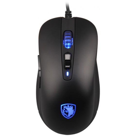 SADES ��������� GAMING MOUSE MUSKET S15 ����� - (SA-S15-BK)