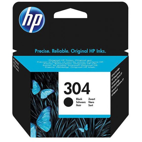 HP NO 304 BLACK INK - (N9K06AE)