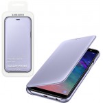 SAMSUNG ���� ��� A6 2018 A600 FLIP WALLET COVER VIOLET BLISTER - (EF-WA600CVEGWW)