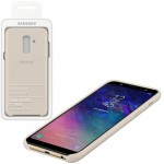 SAMSUNG ���� ��� A6 PLUS 2018 A605 DUAL LAYER COVER GOLD BLISTER - (EF-PA605CFEGWW)