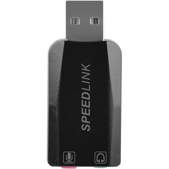 SPEEDLINK VIGO USB SOUND CARD BLACK - (SL-8850-BK-01)