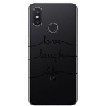 INOS ���� TPU ��� XIAOMI REDMI NOTE 5 DUAL SIM ART THEME LOVE-LAUGH-LIFE - (5205598112257)