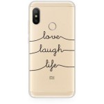 INOS ���� TPU ��� XIAOMI REDMI S2 DUAL SIM ART THEME LOVE-LAUGH-LIFE - (5205598112271)