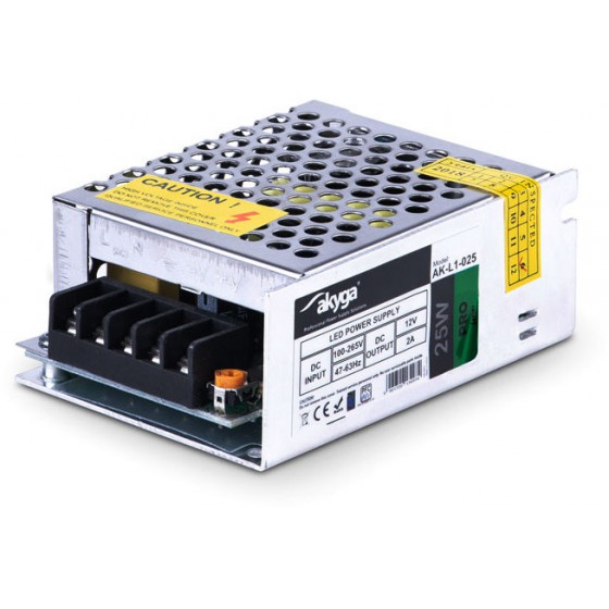 AKYGA 12V/2A 25W ����������� SWITCHING - (AK-L1-025)