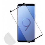 IDOL 1991 TEMPERED GLASS ��� SAMSUNG S9 PLUS G965 9H 0.30MM 3D SEMI FULL GLUE BLACK + SQUEEZY CARD - (5205308205163)
