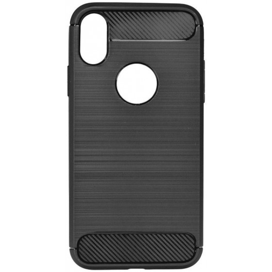 POWERTECH ���� CARBON FLEX ��� IPHONE XS ����� - (MOB-1049)