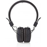 NEDIS BLUETOOTH HEADPHONES BLACK - (HPBT1100BK)