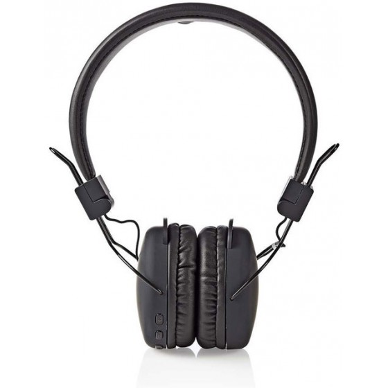 NEDIS BLUETOOTH HEADPHONES BLACK - (HPBT1100BK)