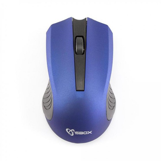 SBOX WIRELESS OPTICAL MOUSE WM-373 BLUE - (WM-373BL)
