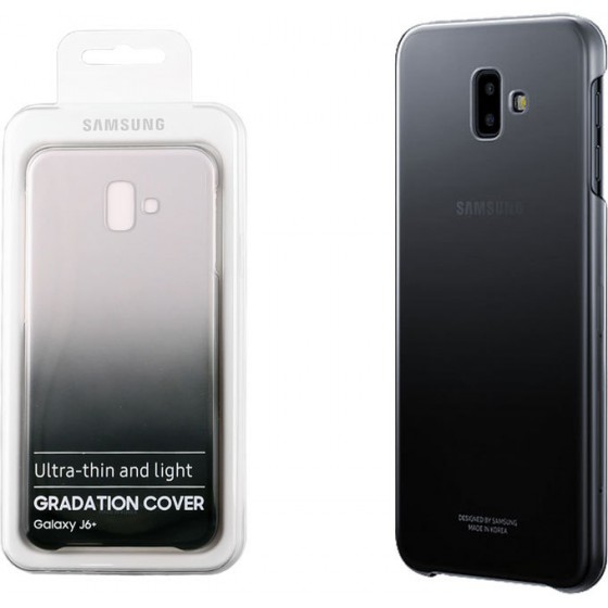 SAMSUNG ���� ��� J6 PLUS J610 GRADATION COVER BLACK BLISTER - (EF-AJ610CBEGWW)