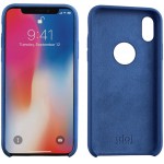 IDOL 1991 ���� ��� IPHONE XS & X VELVET TPU BLUE - (5205308220739)