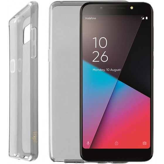 IDOL 1991 ���� ��� VODAFONE SMART N9 LITE AIR SLIM TPU GREY - (5205308224171)