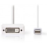 NEDIS MINI DISPLAYPORT MULTI ADAPTER CABLE-DVI-D 24+1-PIN FEMALE-HDMI-DISPLAY PORT - (CCGP37460WT02)
