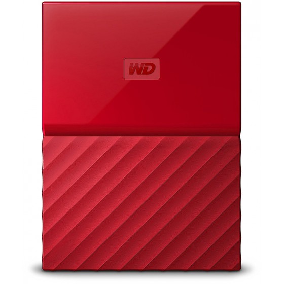 WESTERN DIGITAL MY PASSPORT 2TB USB 3.0 RED - (WDBS4B0020BRD)