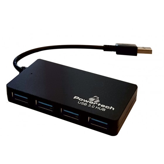 POWERTECH USB 3.0 HUB 4 PORTS ����� - (PT-705)