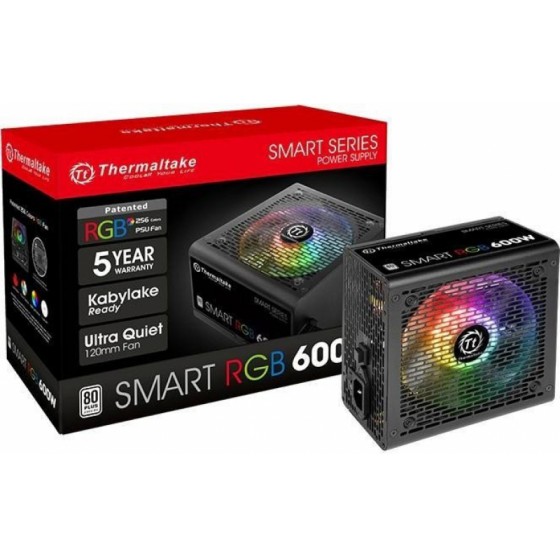 THERMALTAKE PSU SMART 600W RGB - (PS-SPR-0600NHSAWE-1)