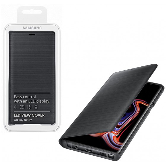 SAMSUNG ���� ��� NOTE 9 N960 LED VIEW COVER BLACK BLISTER - (EF-NN960PBEGWW)