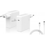 POWERTECH ��������� LAPTOP ��� APPLE 61W ����� - (PT-704)