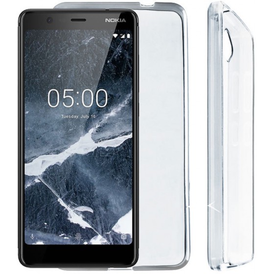 VOLTE-TEL ���� ��� NOKIA 5.1 PLUS SLIMCOLOR AIR TPU WHITE - (5205308223464)