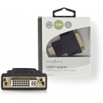 NEDIS HDMI ADAPTER HDMI CONNECTOR-DVI-D 24+1 PIN FEMALE - (CVBW34910AT)