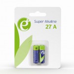 ENERGENIE ALKALINE 27A BATTERY 2 PACK - (EG-BA-27A-01)