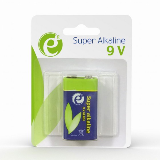 ENERGENIE ALKALINE 9V 6LR61 BATTERY BLISTER - (EG-BA-6LR61-01)