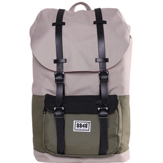 8848 KNAPSACK BACKPACK 15.6 GREY BALSAM GREEN - (111-006-015)