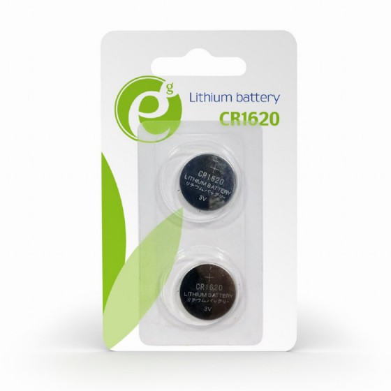 ENERGENIE BUTTON CELL CR1620 2 PACK - (EG-BA-CR1620-01)