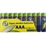ENERGENIE SUPER ALKALINE AAA BATTERY 10 PACK - (EG-BA-AAASA-01)