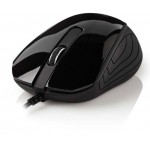 NEDIS WIRED DESKTOP MOUSE 1000 DPI 3 BUTTON BLACK - (MSWD300BK)