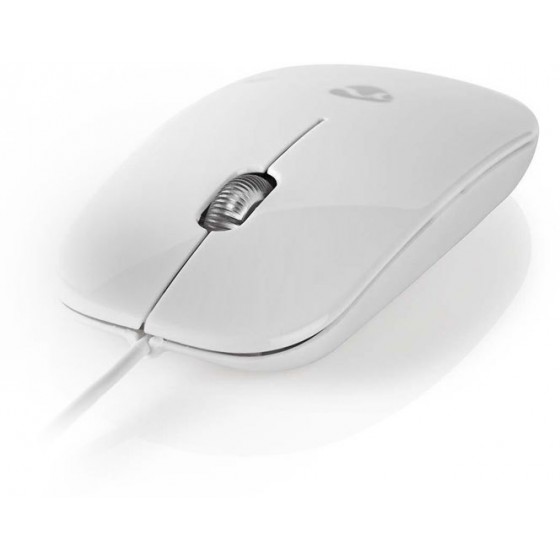 NEDIS WIRED MOUSE 1000 DPI 3 BUTTON WHITE - (MSWD200WT)