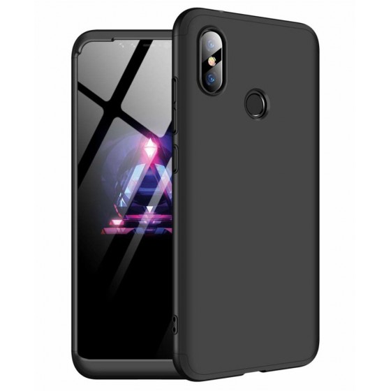 POWERTECH ���� 360 PROTECT ��� XIAOMI NOTE 6 PRO ����� - (MOB-1192)