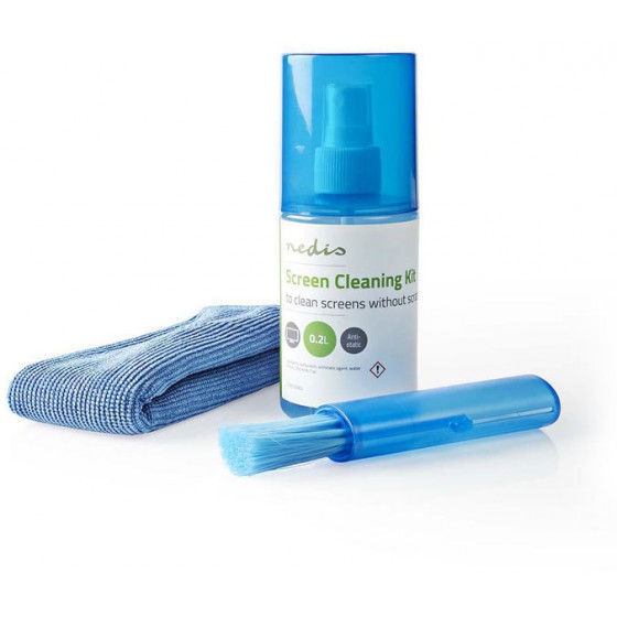 NEDIS SCREEN CLEANER KIT 200ML - (CLSN120BU)