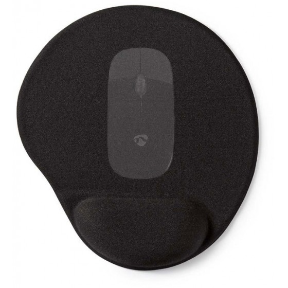 NEDIS MOUSE PAD GEL BLACK - (MPADFG100BK)