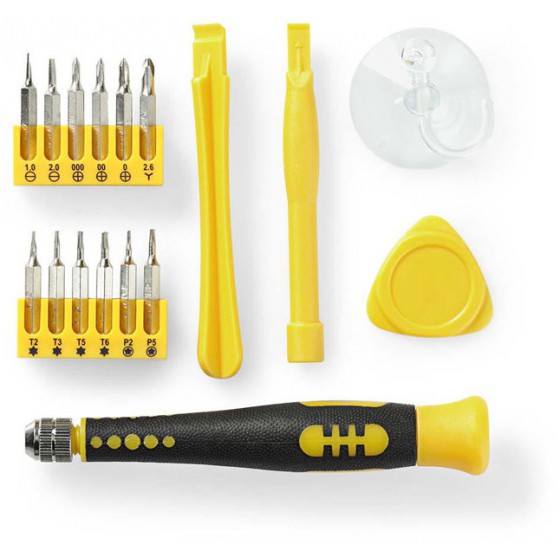 NEDIS TOOLKIT 17-IN-1 FOR PC SMARTPHONE & TABLET REPAIR - (CSTS10017)