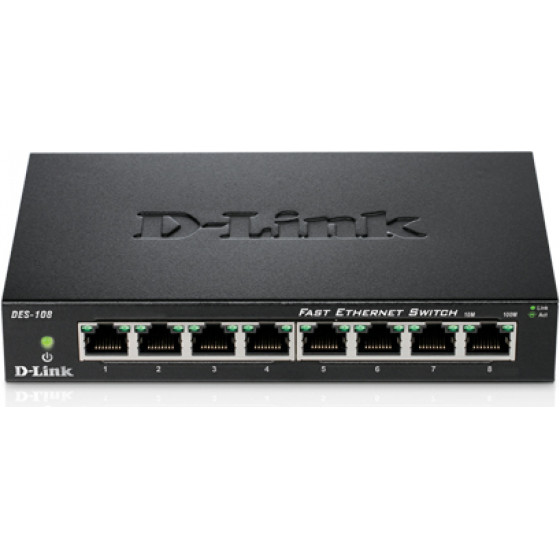 D-LINK DES-108 8-PORT 10/100