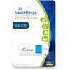 MEDIARANGE USB 2.0 FLASH DRIVE COLOR EDITION LIGHT BLUE 64GB - (MR974)