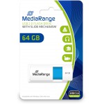 MEDIARANGE USB 2.0 FLASH DRIVE COLOR EDITION LIGHT BLUE 64GB - (MR974)