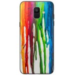 INOS ���� TPU ��� SAMSUNG A600F GALAXY A6 2018 DUAL SIM ART THEME VERTICAL WATERCOLOR - (5205598118990)
