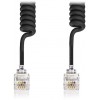 NEDIS TELECOM CABLE RJ10 MALE - RJ10 MALE 5.0M BLACK - (TCGP90100BK50)