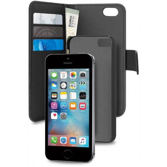 PURO ���� BOOK ��� IPHONE 5 & 5S ����� - (IPC5BOOKC3BLK)