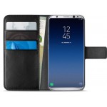 PURO ���� BOOKSTYLE WALLET ��� GALAXY S9 ����� - (SGS9BOOKC4BLK)
